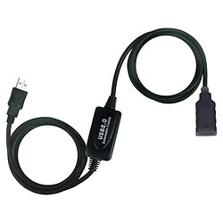 OTG кабель VV043-20M, USB, 20.0 м., Чорний