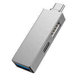 USB Hub Wiwu T02 Pro, Серый
