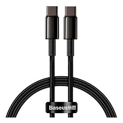 USB кабель Baseus CAWJ040201 Tungsten, Type-C, 1.0 м., Черный