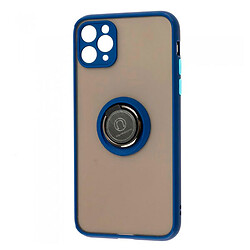 Чехол (накладка) Apple iPhone 11 Pro Max, Goospery Ring Case, Dark Blue, Синий