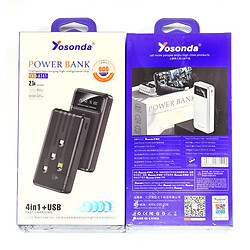 Портативная батарея (Power Bank) Yosonda YXD-A141, 20000 mAh, Белый