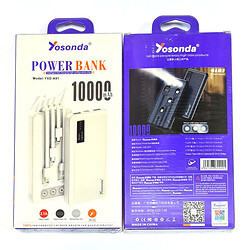 Портативна батарея (Power Bank) Yosonda YXD-A91, 10000 mAh, Білий