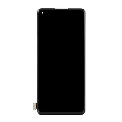 Дисплей (екран) OPPO Reno 5 Pro 5G, З сенсорним склом, Без рамки, OLED, Чорний