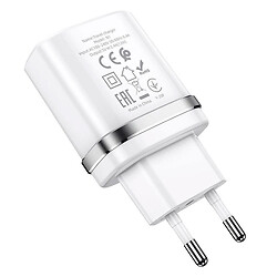 СЗУ Hoco N1 Apple iPhone SE 2022 / iPhone 14 Pro Max / iPhone 14 Plus / iPhone 14 Pro / iPhone 14 / iPhone 13 Pro / iPhone 13 Mini / iPhone 13 / iPhone 13 Pro Max / iPhone 12 Mini / iPhone 12 Pro Max / iPhone 12 Pro, С кабелем, Lightning, 2.4 A, Белый - № 3