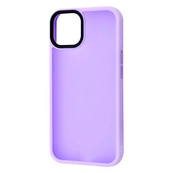 Чохол (накладка) Apple iPhone 15 Plus, Wave Matte Colorful Case, Light Purple, Фіолетовий