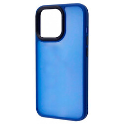 Чохол (накладка) Apple iPhone 15 Pro Max, Wave Matte Colorful Case, Синій
