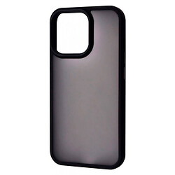 Чехол (накладка) Apple iPhone 15 Pro, Wave Matte Colorful Case, Черный