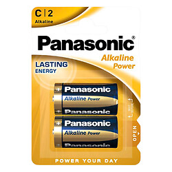 Батарейка Panasonic C/LR14 Power Lasting