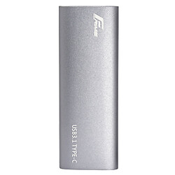 Зовнішня USB кишеня для HDD Frime NVMe, Срібний