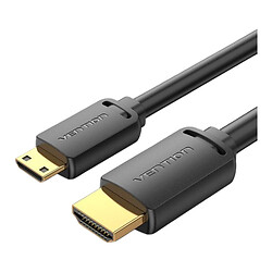 Кабель Vention AGHBI, HDMI, miniHDMI, 3.0 м., Чорний
