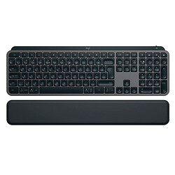 Клавіатура Logitech MX Keys S Plus Palm Rest, Чорний