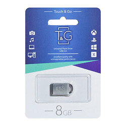 USB Flash T&G Metal 107, 8 Гб., Серебряный