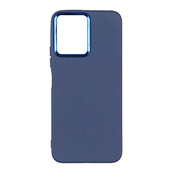 Чехол (накладка) Samsung A145 Galaxy A14, Silicone Cover Metal Frame, Dark Blue, Синий