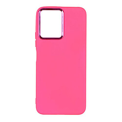 Чехол (накладка) Xiaomi Redmi 12, Silicone Cover Metal Frame, Shiny Pink, Розовый