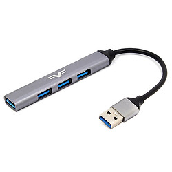 USB Hub Frime FH-20050, Серебряный