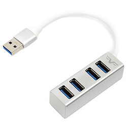 USB Hub Frime FH-30520, Серебряный
