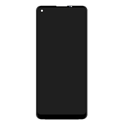 Дисплей (екран) LG K51, High quality, З сенсорним склом, Без рамки, Чорний