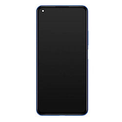 Дисплей (екран) Xiaomi Mi 11 Lite / Mi 11 Lite 5G / Mi 11 Lite 5G NE, З сенсорним склом, З рамкою, Super Amoled, Синій