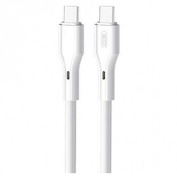 USB кабель XO NB-Q231B, Type-C, 1.0 м., Білий