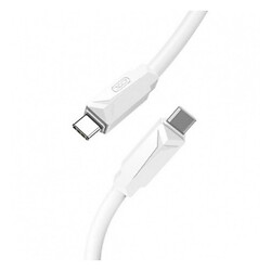 USB кабель XO NB-Q233B, Type-C, 1.0 м., Білий