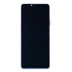Дисплей (екран) Sony Xperia 10 III, З сенсорним склом, З рамкою, OLED, Синій