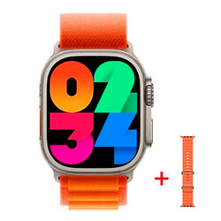 Розумний годинник Smart Watch HW9 Ultra Max, Gold-Orange, Золотий