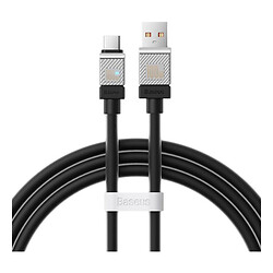 USB кабель Baseus CAKW000601 CoolPlay, Type-C, 1.0 м., Чорний