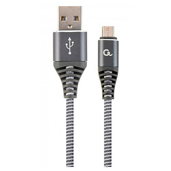 USB кабель Cablexpert, MicroUSB, 1.0 м., Сірий
