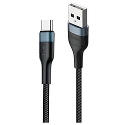 USB кабель Foneng X51, Type-C, 1.0 м., Черный
