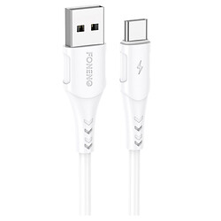 USB кабель Foneng X81, Type-C, 1.0 м., Белый