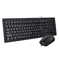 Клавіатура та миша A4Tech KR-8372S, Чорний