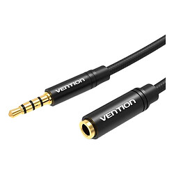 AUX кабель Vention BHBBG, 3,5 мм., 1.5 м., Чорний