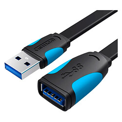 USB подовжувач Vention VAS-A13-B200, USB, 2.0 м., Чорний