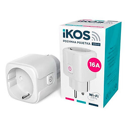 Розумна розетка Ikos SMS-01, Білий
