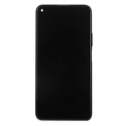 Дисплей (екран) Huawei Honor 30S / Nova 7 SE / P40 lite 5G, High quality, З сенсорним склом, З рамкою, Чорний