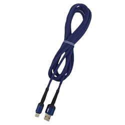 USB кабель EMY MY-452, Type-C, 1.0 м., Синий