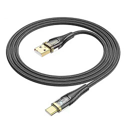 USB кабель Hoco U121, Type-C, 1.2 м., Чорний