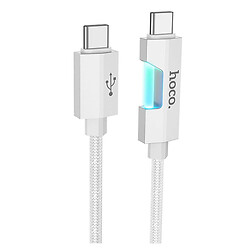 USB кабель Hoco U123, Type-C, 1.0 м., Сірий