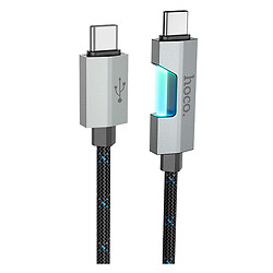 USB кабель Hoco U123, Type-C, 1.0 м., Черный