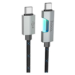 USB кабель Hoco U123, Type-C, 1.0 м., Чорний