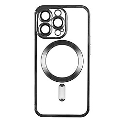 Чохол (накладка) Apple iPhone 12 Pro, Metallic Full Camera, MagSafe, Чорний