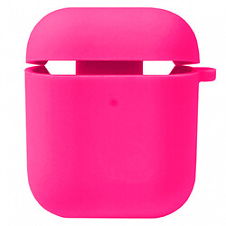 Чохол (накладка) Apple AirPods / AirPods 2, Silicone Classic Case, Hot Pink, Рожевий