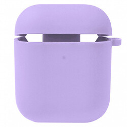Чохол (накладка) Apple AirPods / AirPods 2, Silicone Classic Case, Light Purple, Фіолетовий