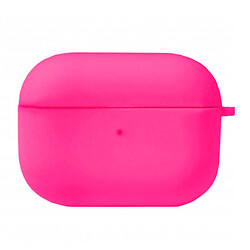 Чохол (накладка) Apple AirPods 3 / AirPods 4 mini, Silicone Classic Case, Hot Pink, Рожевий