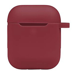 Чохол (накладка) Apple AirPods / AirPods 2, Silicone Classic Case, Rose Red, Червоний