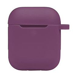 Чохол (накладка) Apple AirPods / AirPods 2, Silicone Classic Case, Grape, Фіолетовий