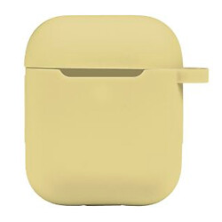 Чохол (накладка) Apple AirPods / AirPods 2, Silicone Classic Case, Cream Yellow, Жовтий