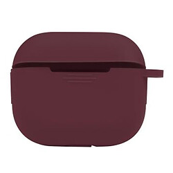 Чохол (накладка) Apple AirPods 3 / AirPods 4 mini, Silicone Classic Case, Maroon, Бордовий