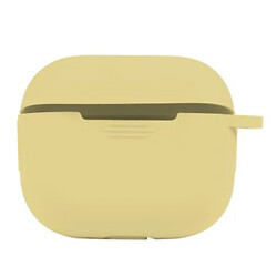 Чохол (накладка) Apple AirPods 3 / AirPods 4 mini, Silicone Classic Case, Cream Yellow, Жовтий