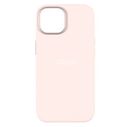 Чехол (накладка) Apple iPhone 15, Silicone Classic Case, MagSafe, Light Pink, Розовый